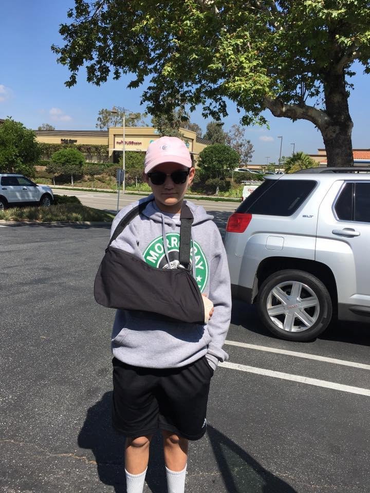 Jensen's baseball team is dropping like flies!!!! He has a fractured arm, going for a cast this afternoon. Please God it will be healed by July in time for Cooperstown!!!