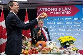 Ontario Premier Dalton McGuinty is quitting his job. It was announced a few hours ago. Perhaps he will sell fruit instead. The hours are fewer, and you don't have to wear a tie.