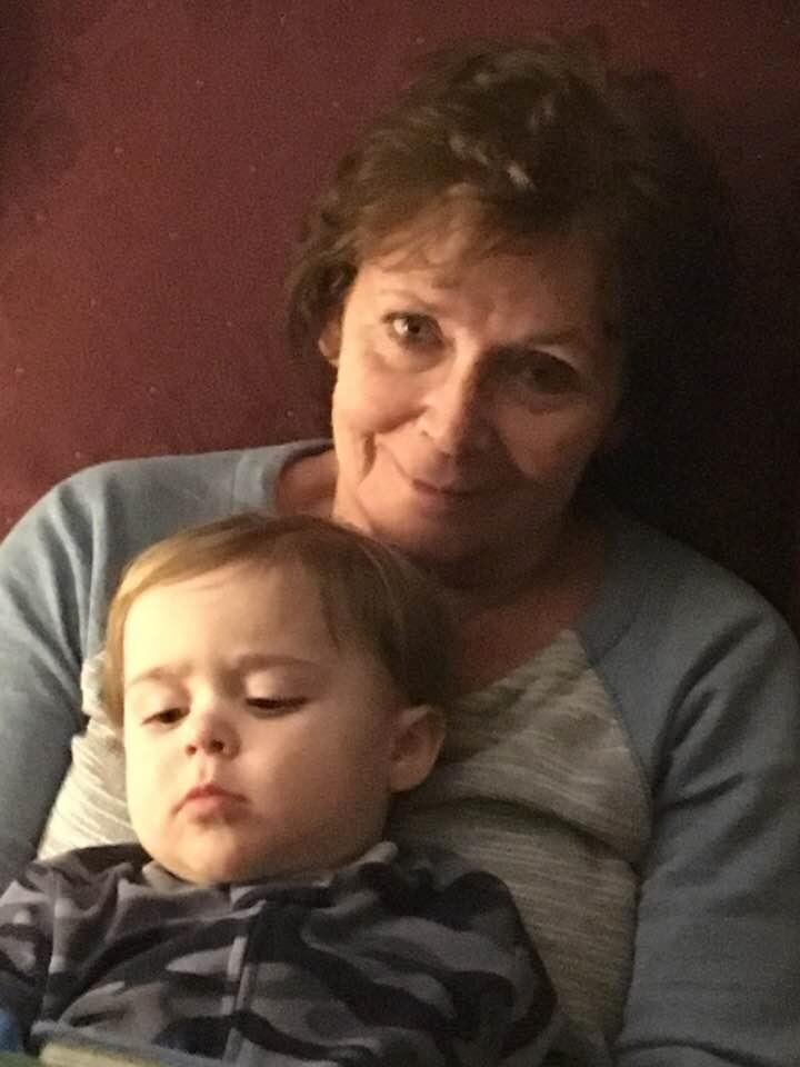 He’s back for another sleepover at Grandma’s ❤️