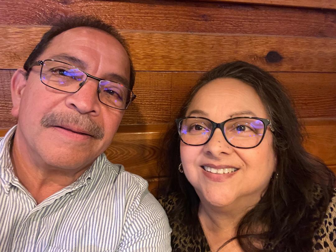 My wife and I celebrating our 44th anniversary! God has definitely blessed this marriage, Thank you Lord!!!