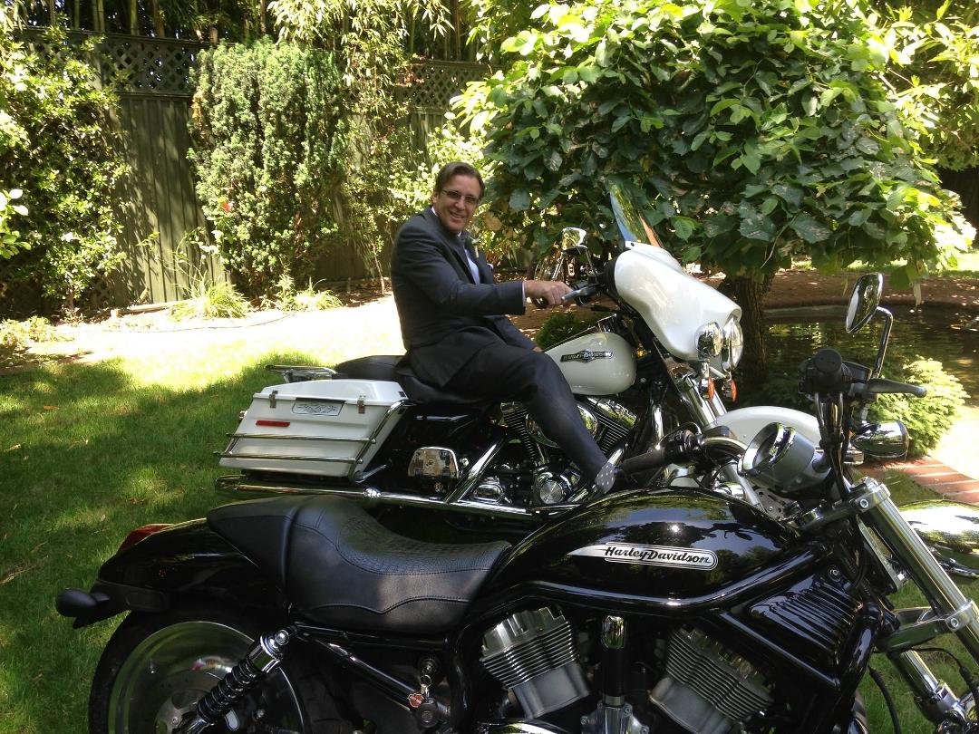 Wedding day... Some people just don't learn and I'm not one of them .
Pictured with escape vehicle!