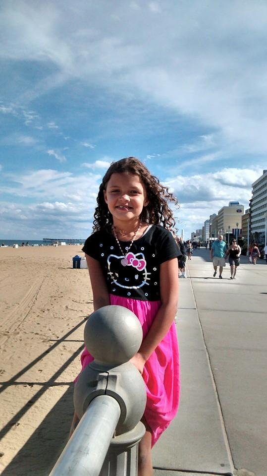 Hailey my sweet granddaughter had fun visiting her.