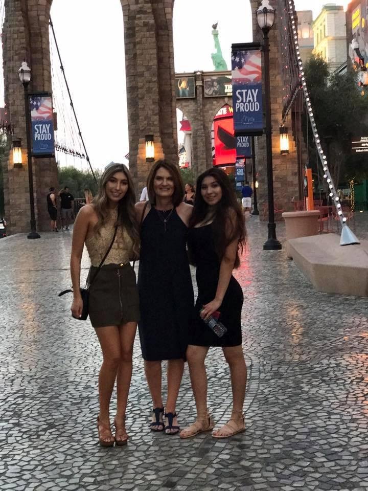 My 3 lovely ladies enjoying vegas