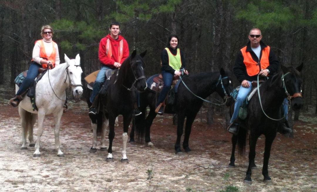 We went horseback riding on New Years Eve. I had a fabulous time! Loved my horse, Belle- she performed well for me, even when I took her away from her 'pack' to give her a good run. By the time we took a break she was my