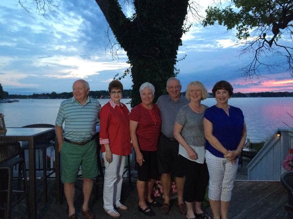 The cousins at Lake Fenton, Michigan.