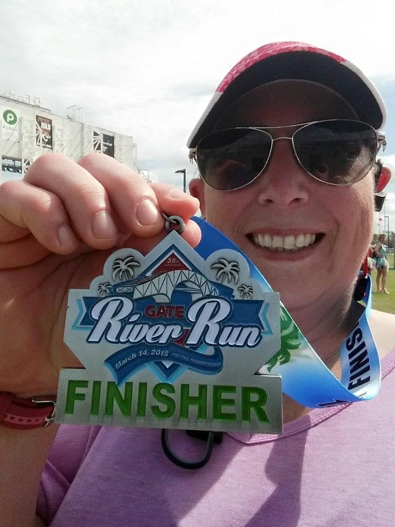 I did it #rungateriverrun