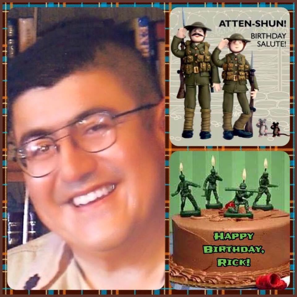 Wishing my "little" brother Ltc Ricardo Arispe a very happy birthday and a blessed year ahead! I salute his service during "Desert Storm" in the 90's and "Operation Iraqi Freedom" in Baghdad in the 00's!