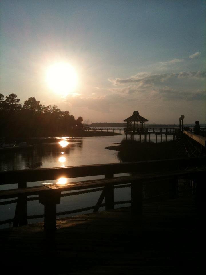 After dinner at Sunset Grille