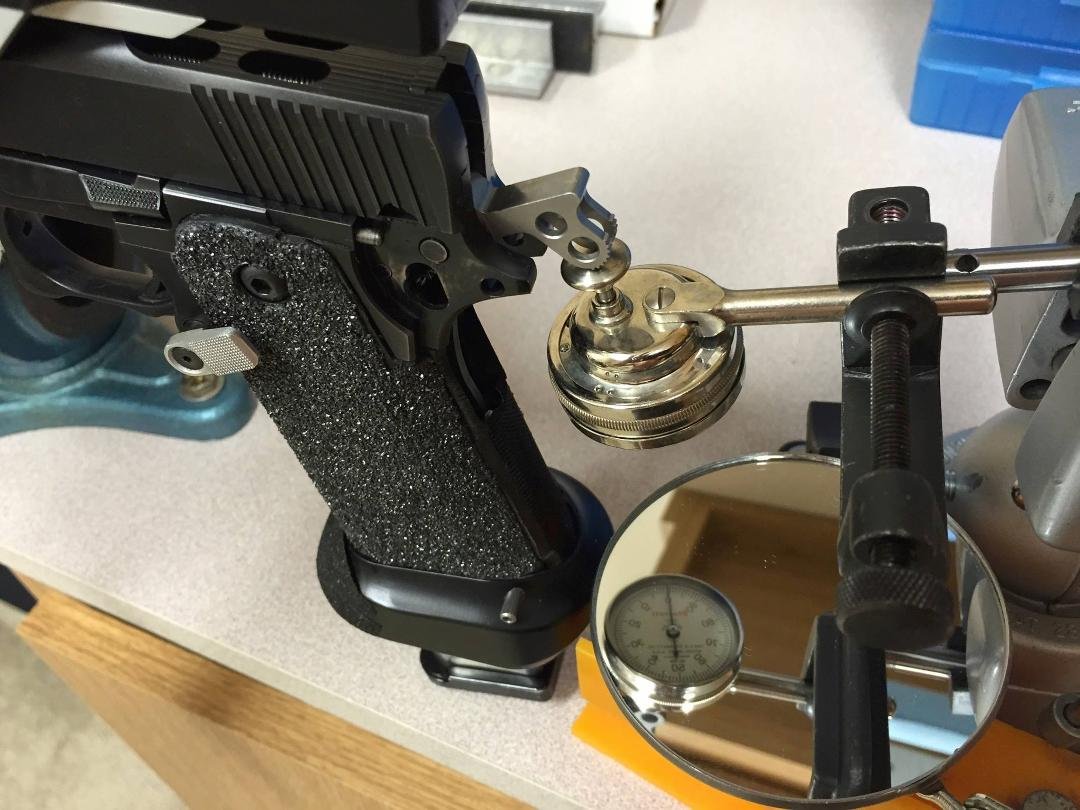 Neutral trigger pull at 16oz.