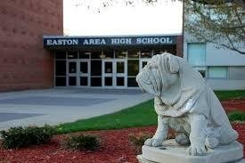 This is where I went to high school: Easton Area High School, Easton, Pa. Go Red Rovers !