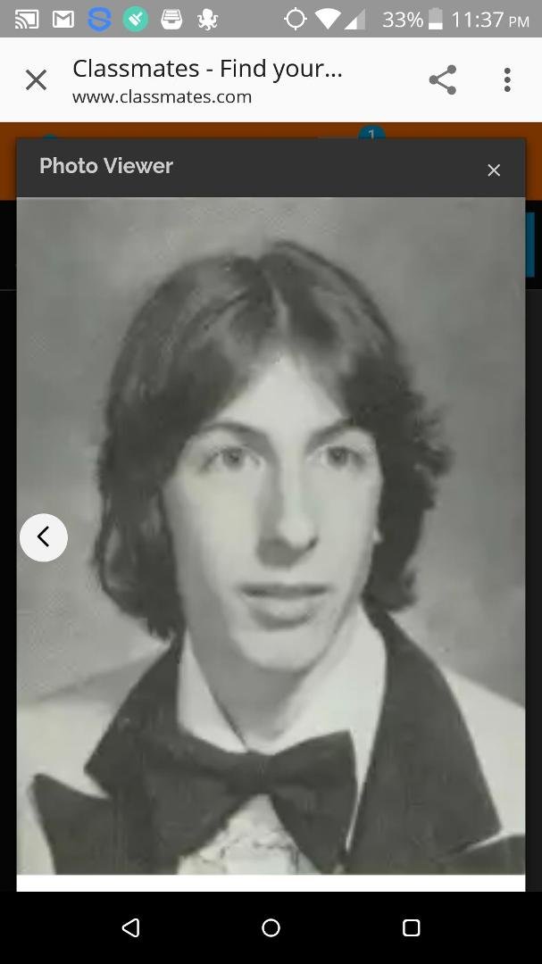 I can't believe I found my high school senior class picture from an online site that has the entire yearbook. I can buy it again but it's $99.95! Gunderson High School yearbook picture, San Jose Ca