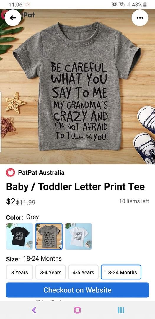 The grandkids need this shirt..lol