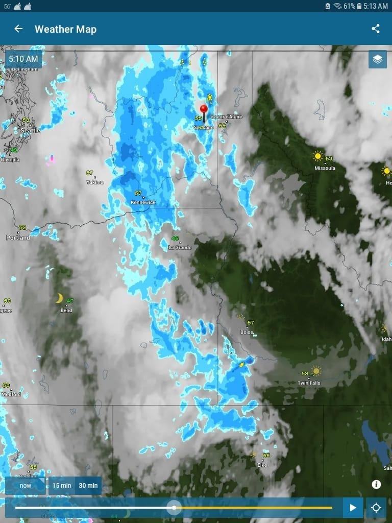 Weather is looking bad this morning. Hope it stays to the west. Making lots of noise.