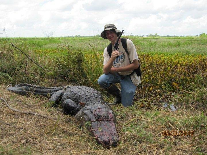 Jesse and his monster gator 10'9"