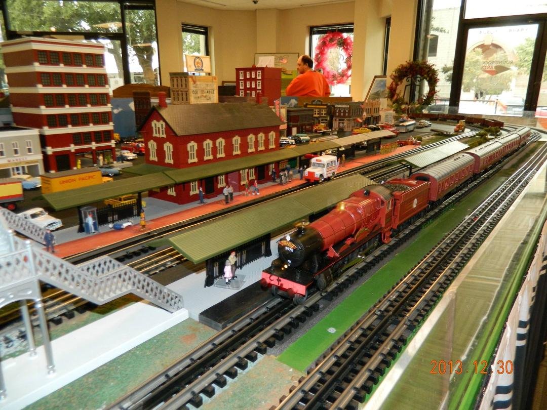 Hogwarts' Express Train on track 2.