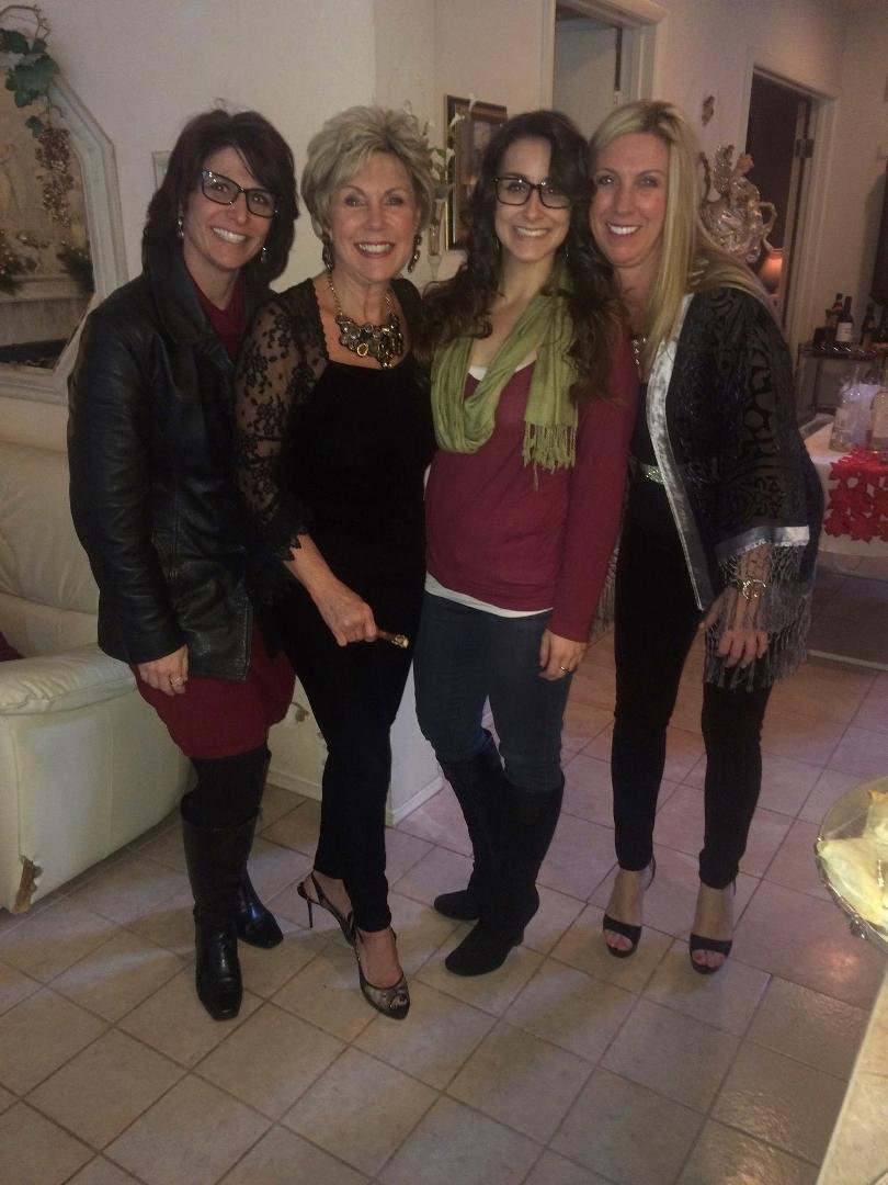 Christmas with my daughters and grandaughter