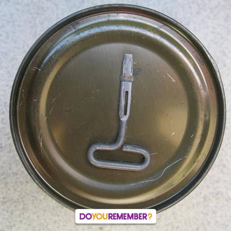Us kids use to fight over who got to open the can with that key!