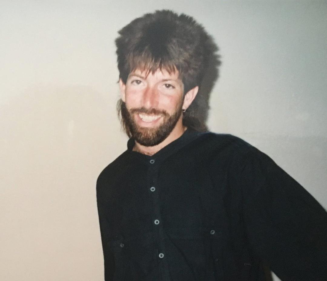 Throwback Monday (is that a thing?) Okay, I loved the '80s, my wife recently found this photo. I just had to share. #mandigthathair