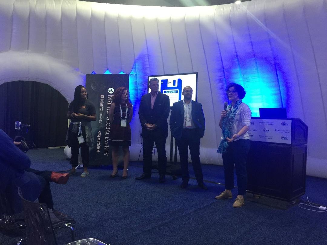 Nice set of new products at the #imexpitch competition. #imex17