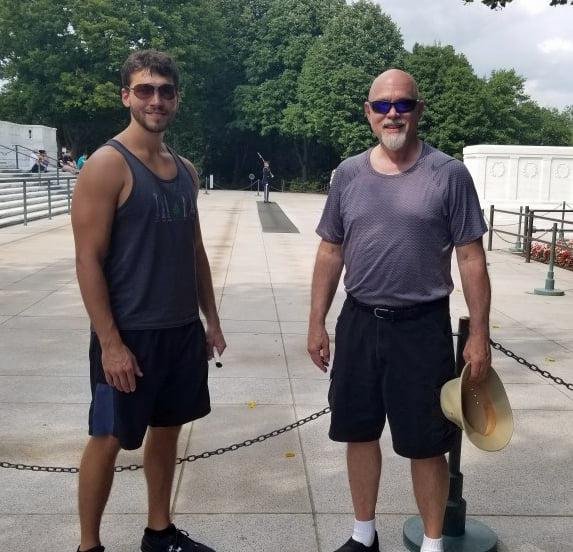 Will and I at the Tomb of the Unknown Washington