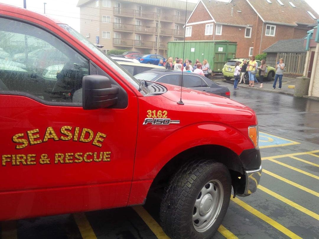 Fire alarm at Best Western Seaside. No smoke. FD is checking it out.