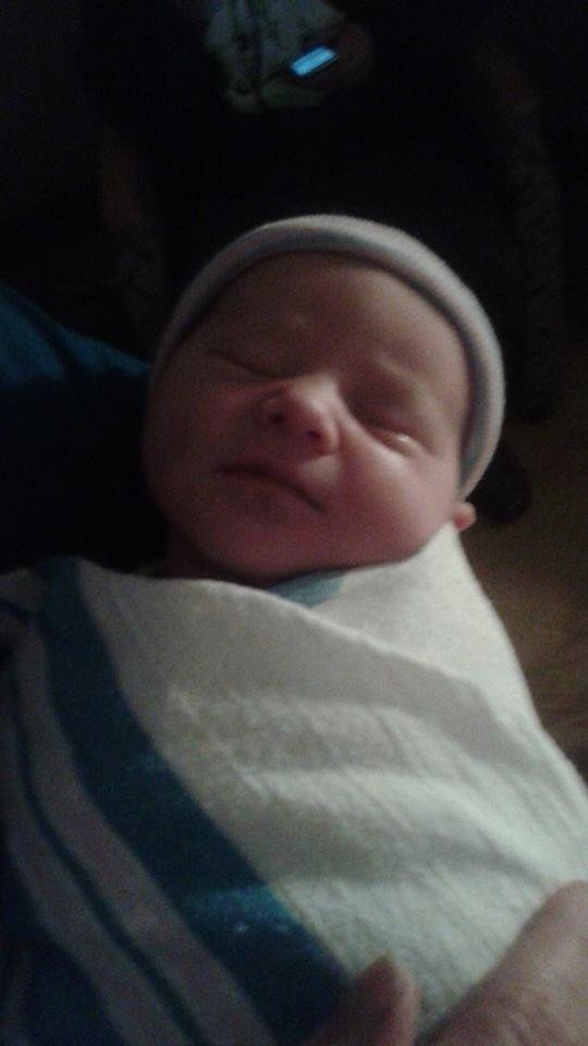 Clara Nicole Haggerty. 19 1/2" long. 6lb 9oz 2:04 AM October 11th