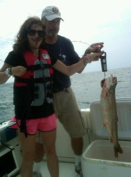 Meredith catches a big lake trout