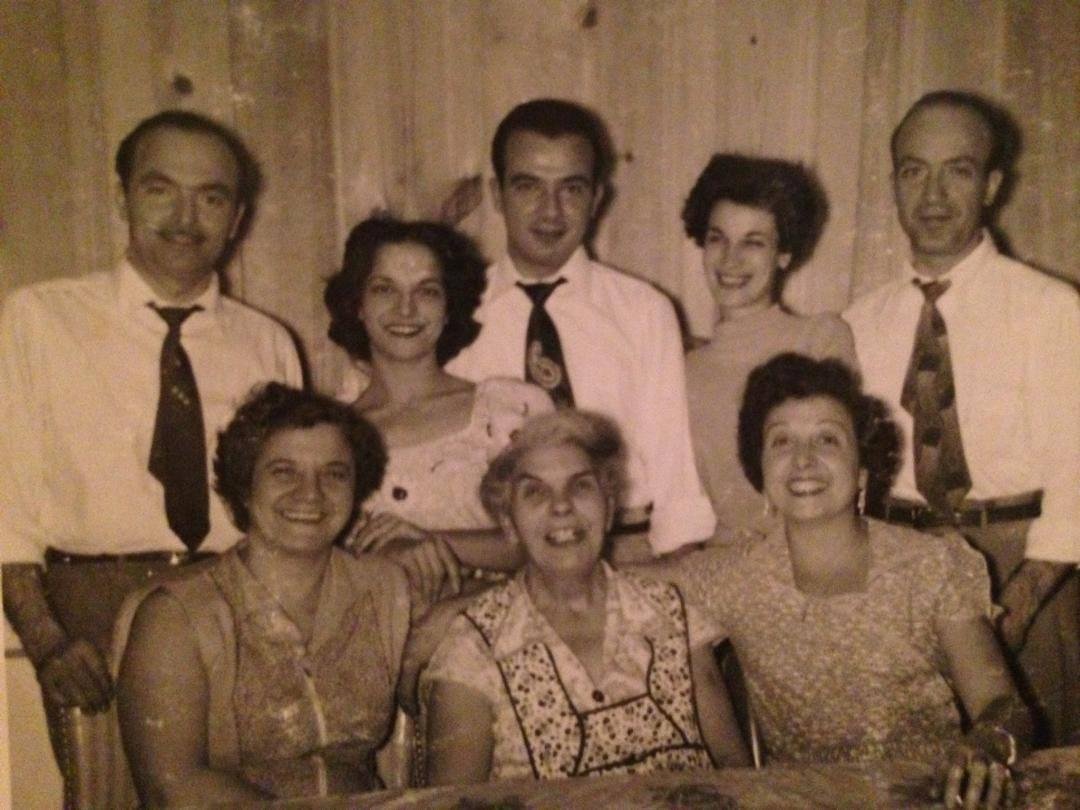 Maria Mema Gambelunghe Family photo. My Mother Frances in back row on left. Today we celebrate her Birthday, she was the last surviving of ten children. We love and miss you Mom !!!