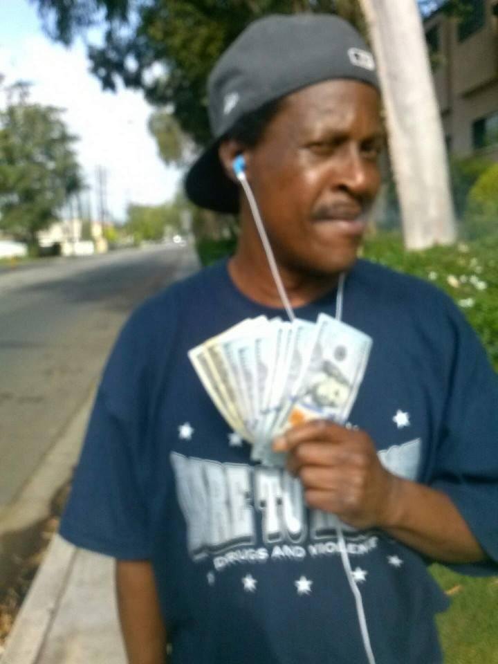 Isn't it funny how a handful of $100,s make u look A. O.k.