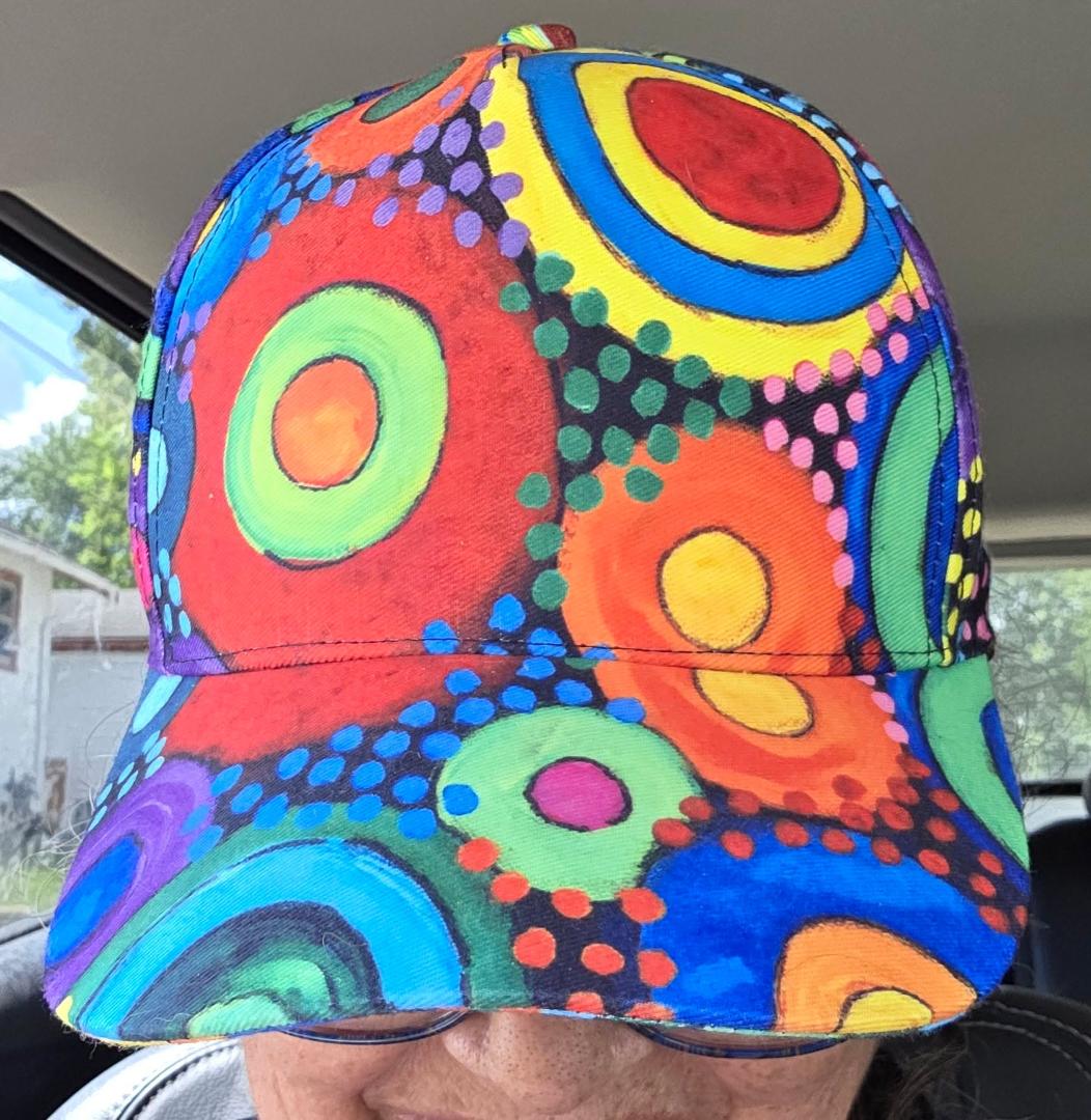 I bought 4 new hats. This is one of them. I couldn't narrow my choices down anymore. I have a hard time making my mind up!