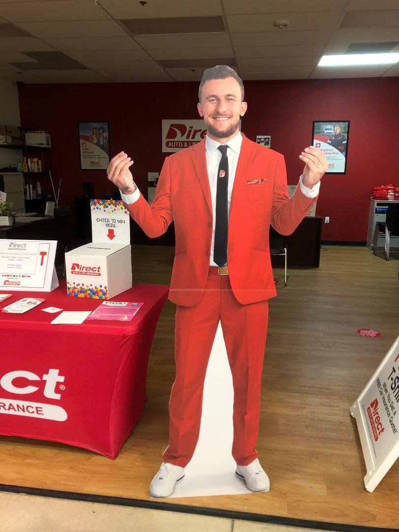 Saw this arrogant waste in HEB yesterday trying to sell insurance.  I don't really want to claim him as former Aggie, nor would I ever buy anything he is peddling.