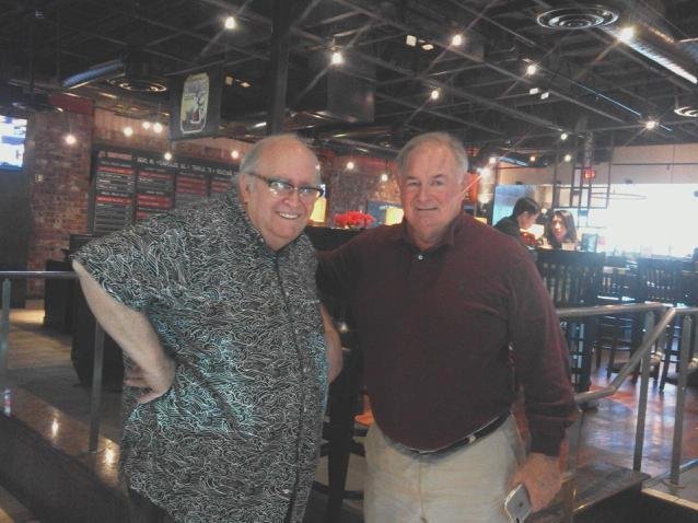 Picture of two best friends from DeAnza class of 1967, Chuck Colliver and myself
