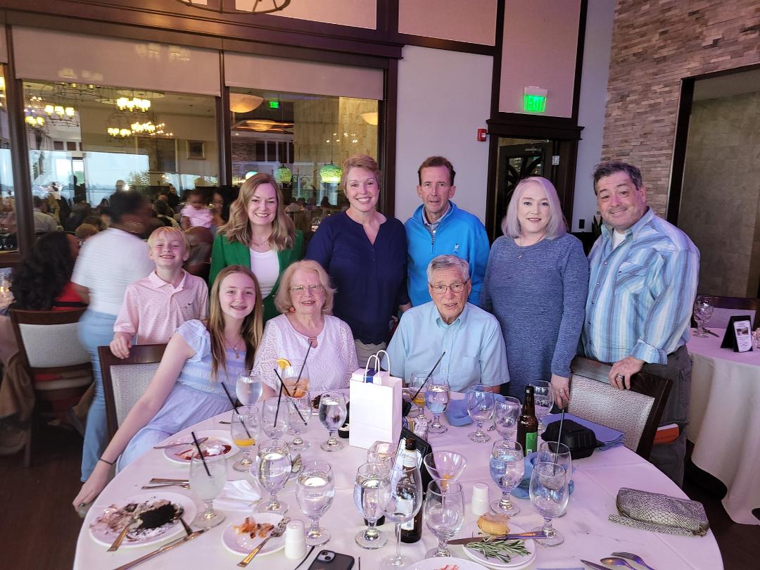 Thanks to our trio of attorneys, Maureen, Jen, and Sue, and their support team for treating Kathleen and me to a one-day early Father's Day dinner at RiverWinds in West Deptford. What a lucky dad and papa I am!