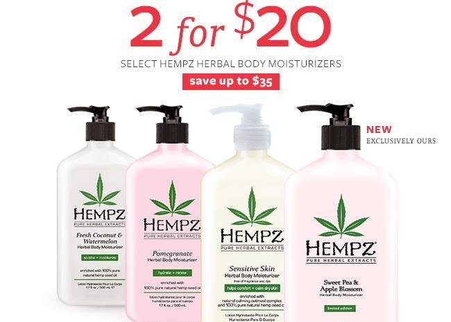 For my friends in OKC, particularly those that are clients of Carolyn Nordyke, the Beauty Brands store at the corner of NW Expressway and Council has the big bottles of Hempz hand and body lotion 2 for $20, which is really