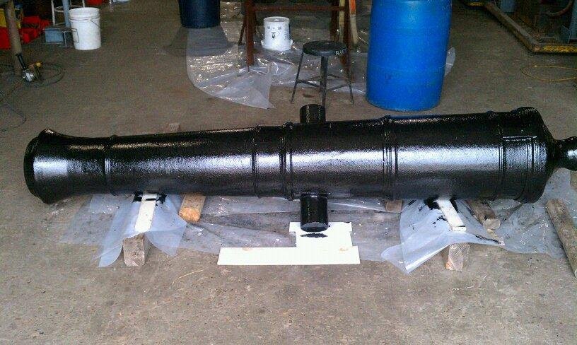 Chalmette battlefield cannon in for a facelift