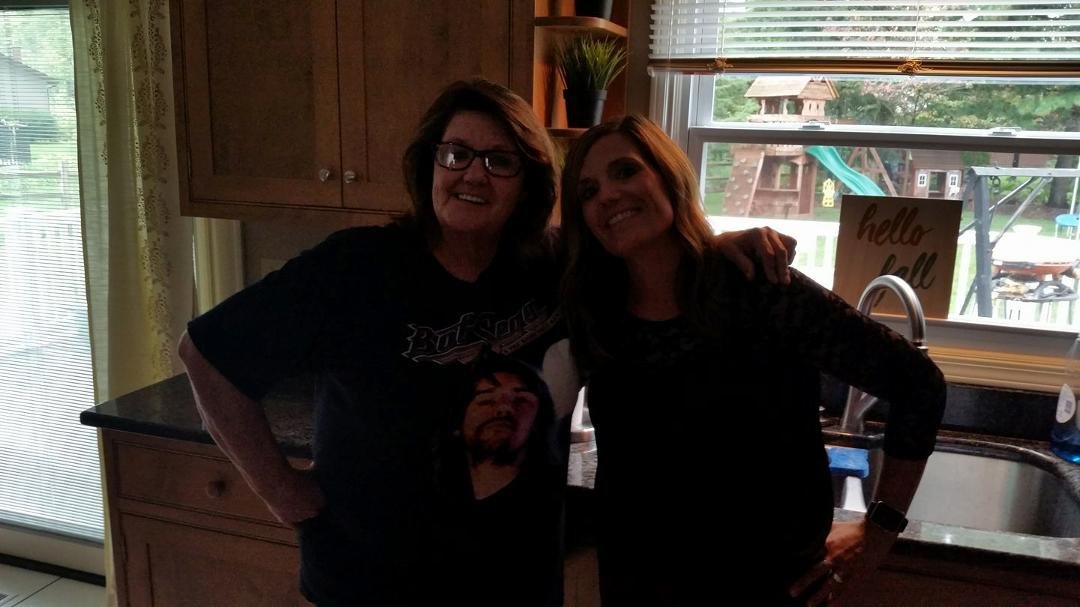 On our way to see Bob Seger!! So excited. Got on my 1984 vintage TShirt from my first Seger concert!