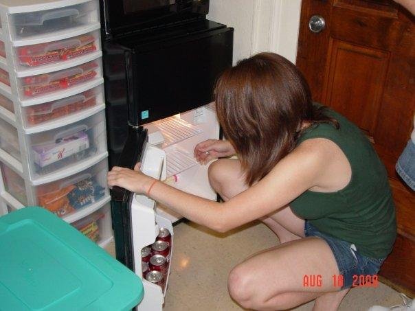 In the fridge already.