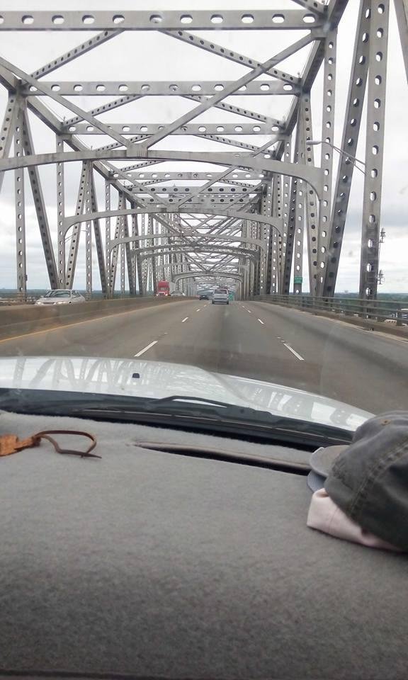 The bridge in Baton Rouge we just went over