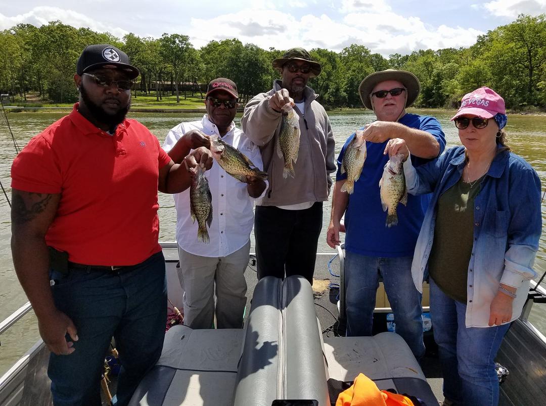 It was a crappie day on lake fork lol