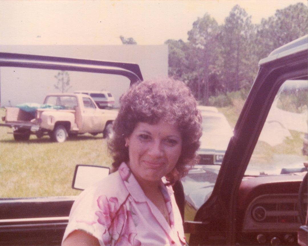 Michelle Holcomb at the South Fork High School BBQ September, 1983