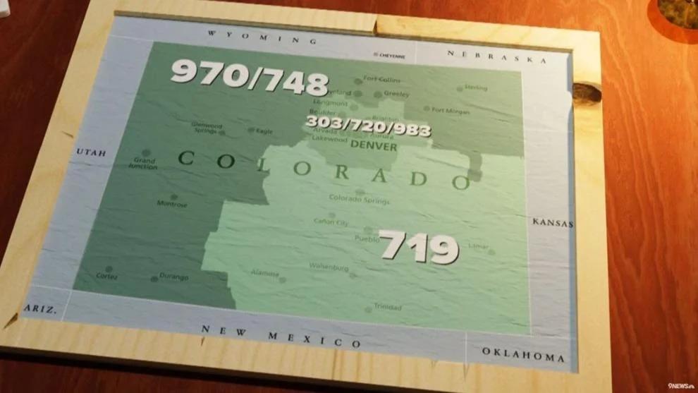 I didn't know Colorado had five area codes. Starting in July, Colorado will have six with the addition of 748. I guess a lot of people have phones now...