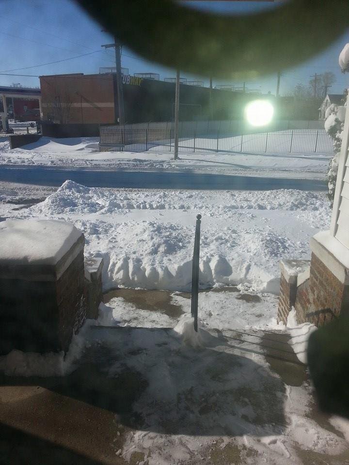The snow can be Beautiful and it can dangerous all at the same time be careful and blessed.