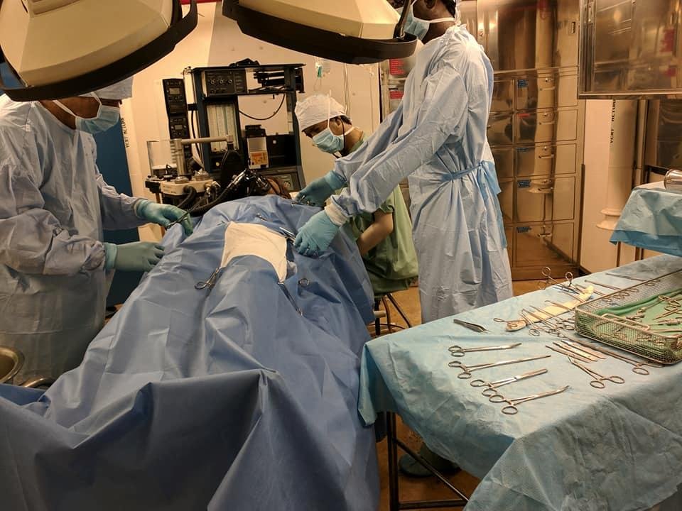 Operating Room on aircraft carrier