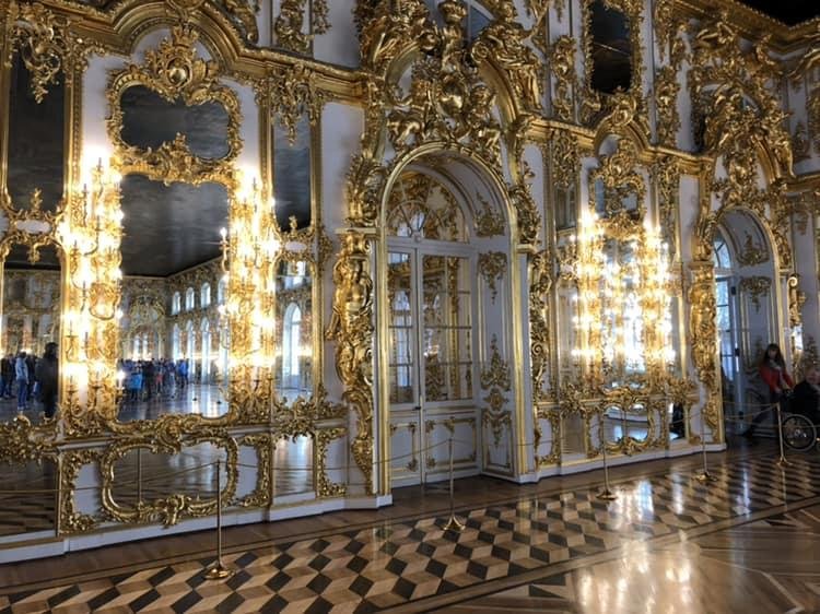 Good ol’ Catherine the Great’s daughter did not spare any expense in her summer home.