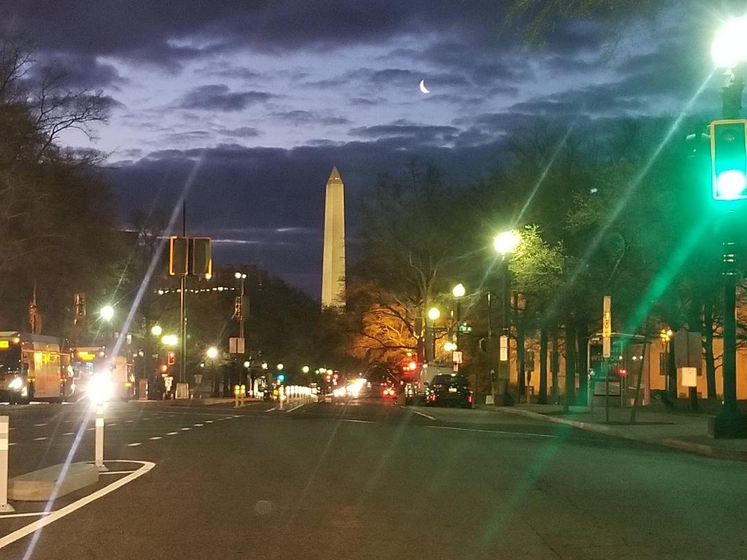 Early one morning on Virginia Avenue