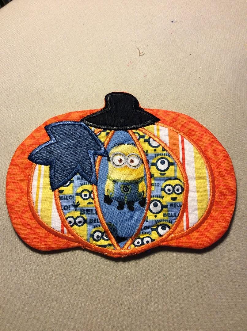 My cool mug rug my cool cousin made
