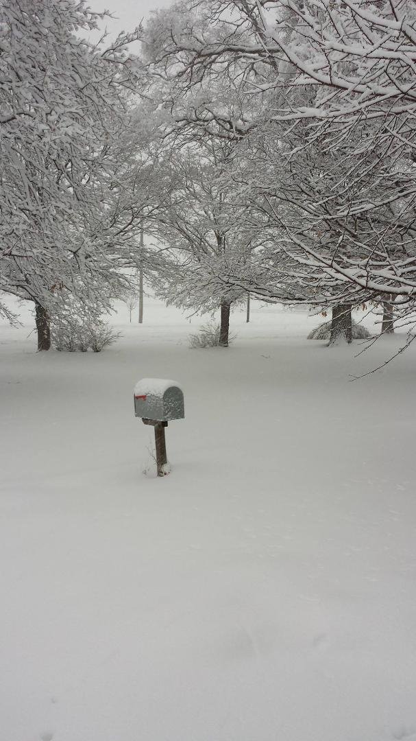 mailbox next to driveway