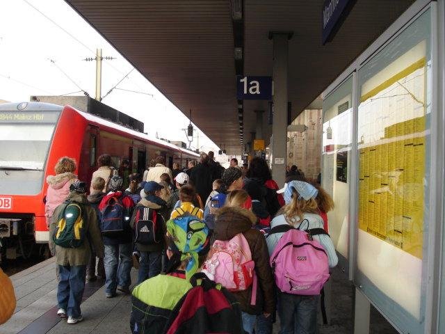 Young German students on a field trip!