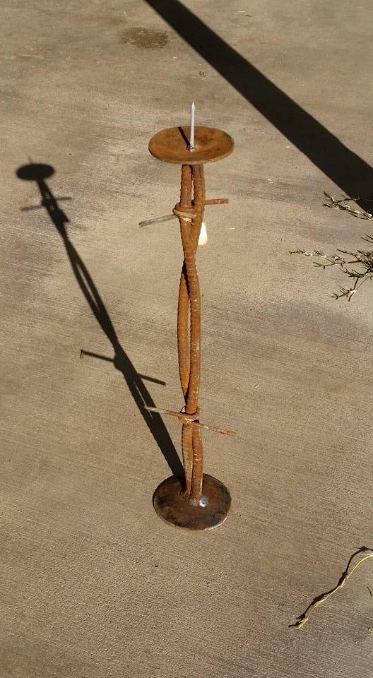 Candle holder.