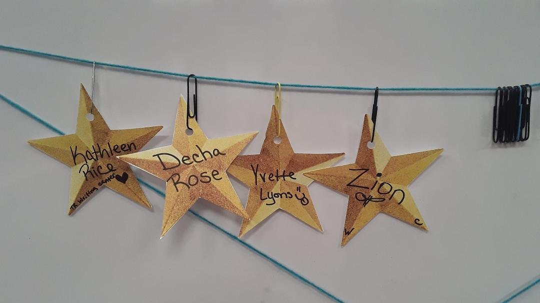 The Gold Stars of the TR Writing Center!